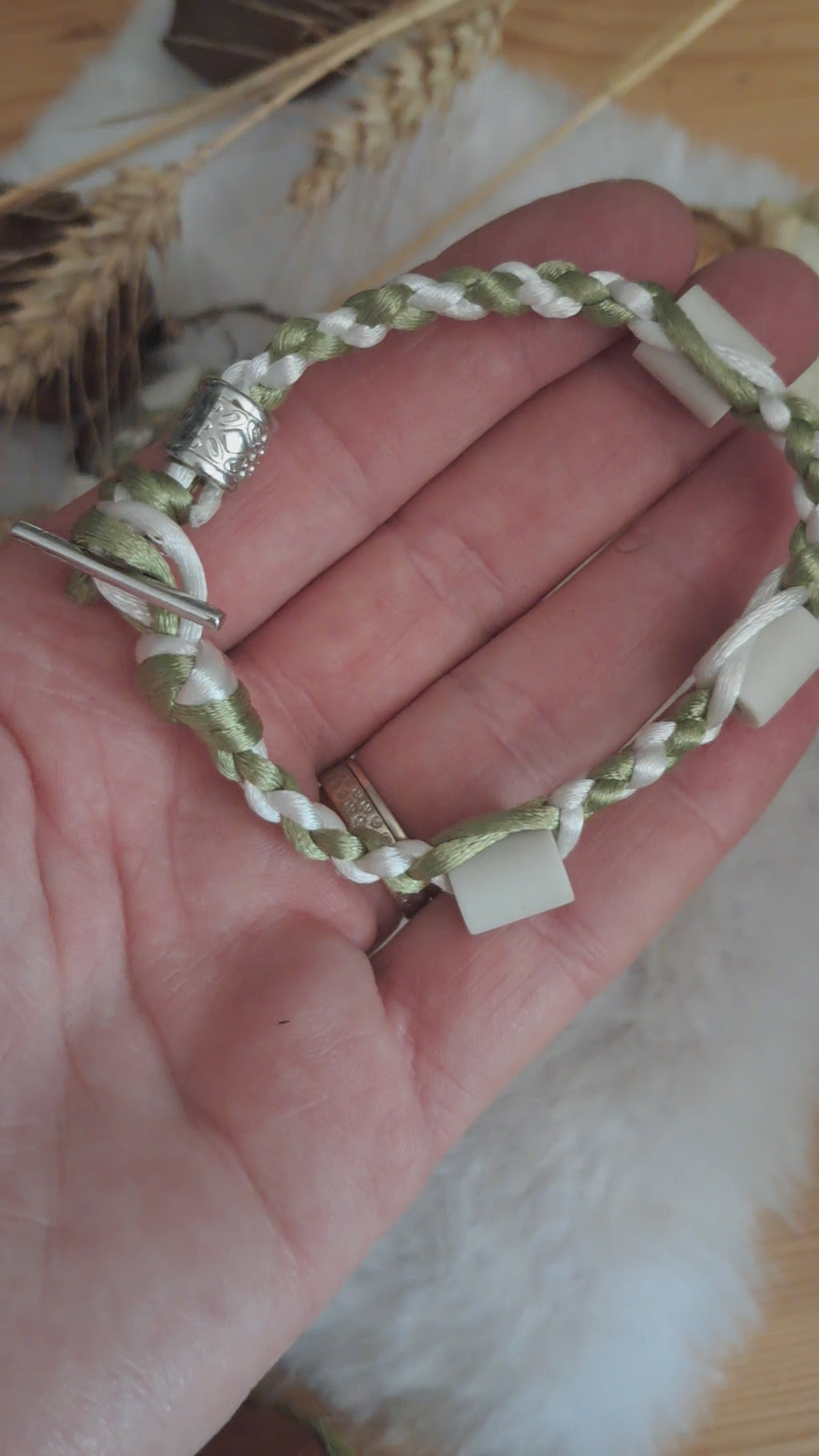 Ensemble charme et bracelet (poignet et cheville).