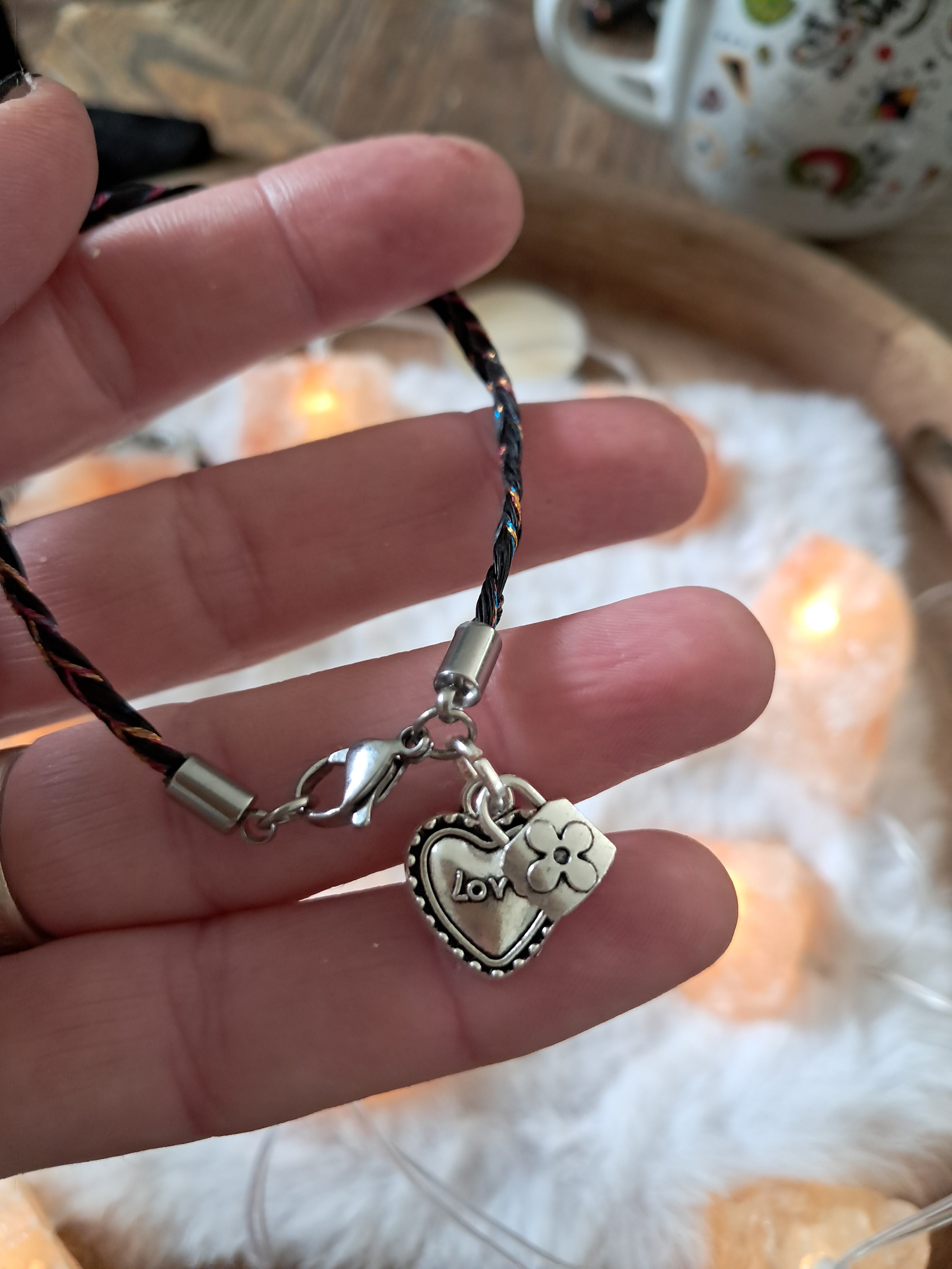 Bracelet fin tressé rose ou multicolors girly