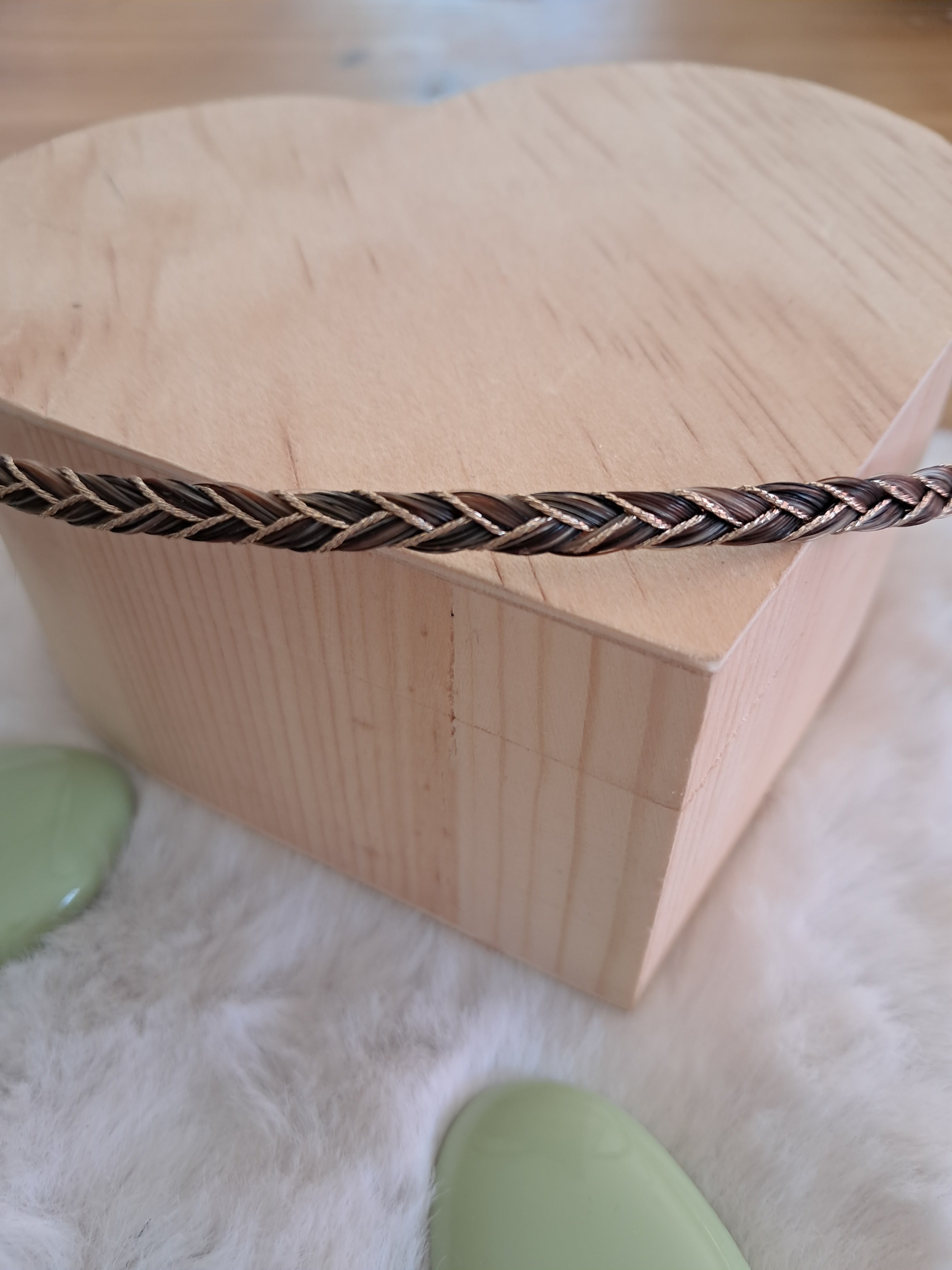 Bandeau en crins pour cheveux