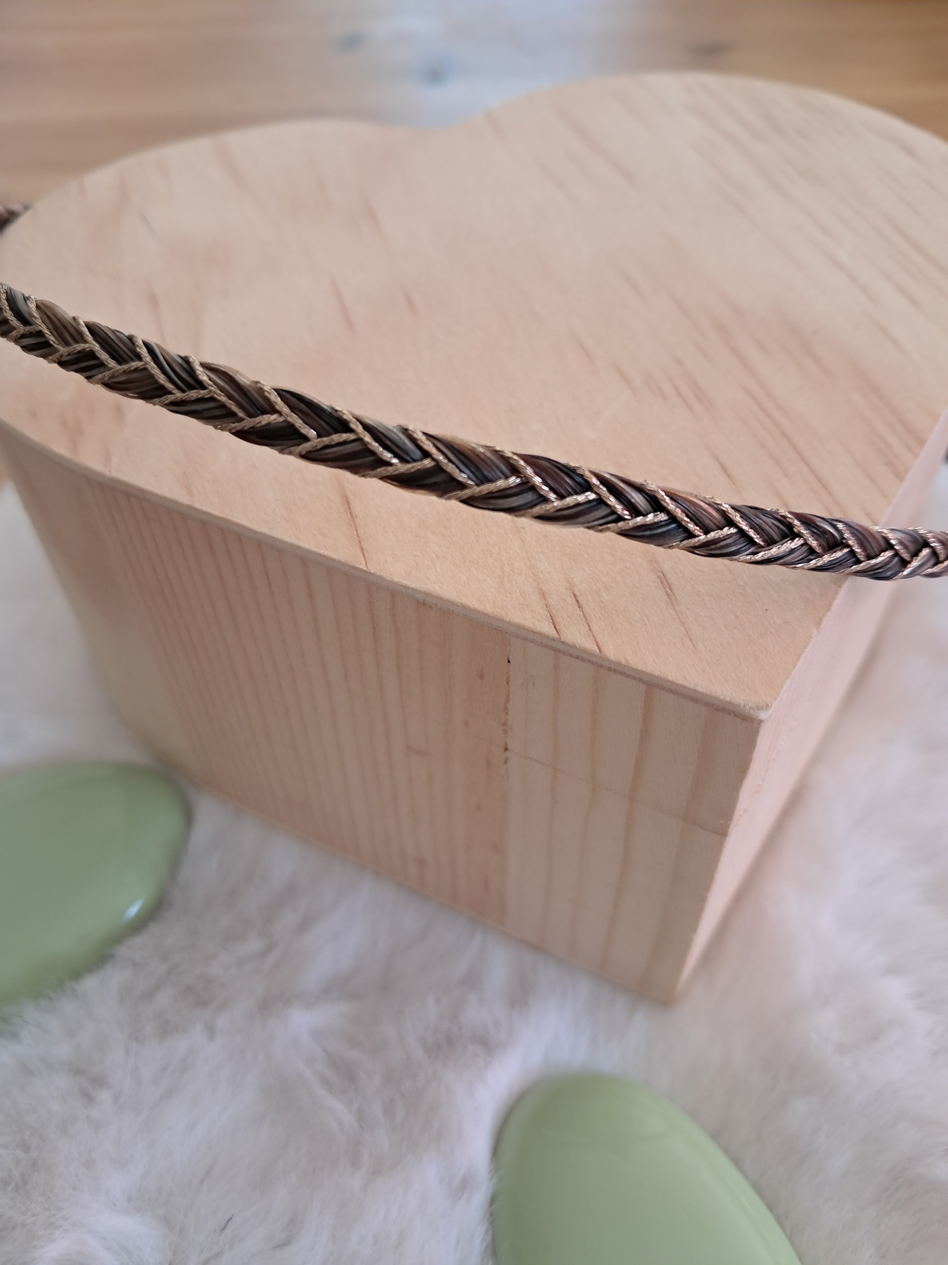 Bandeau en crins pour cheveux